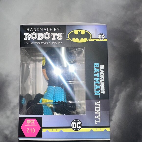 Handmade by Robots DC Comics BATMAN Knit Series Action Figure LE BLACKLIGHT - Picture 2 of 5
